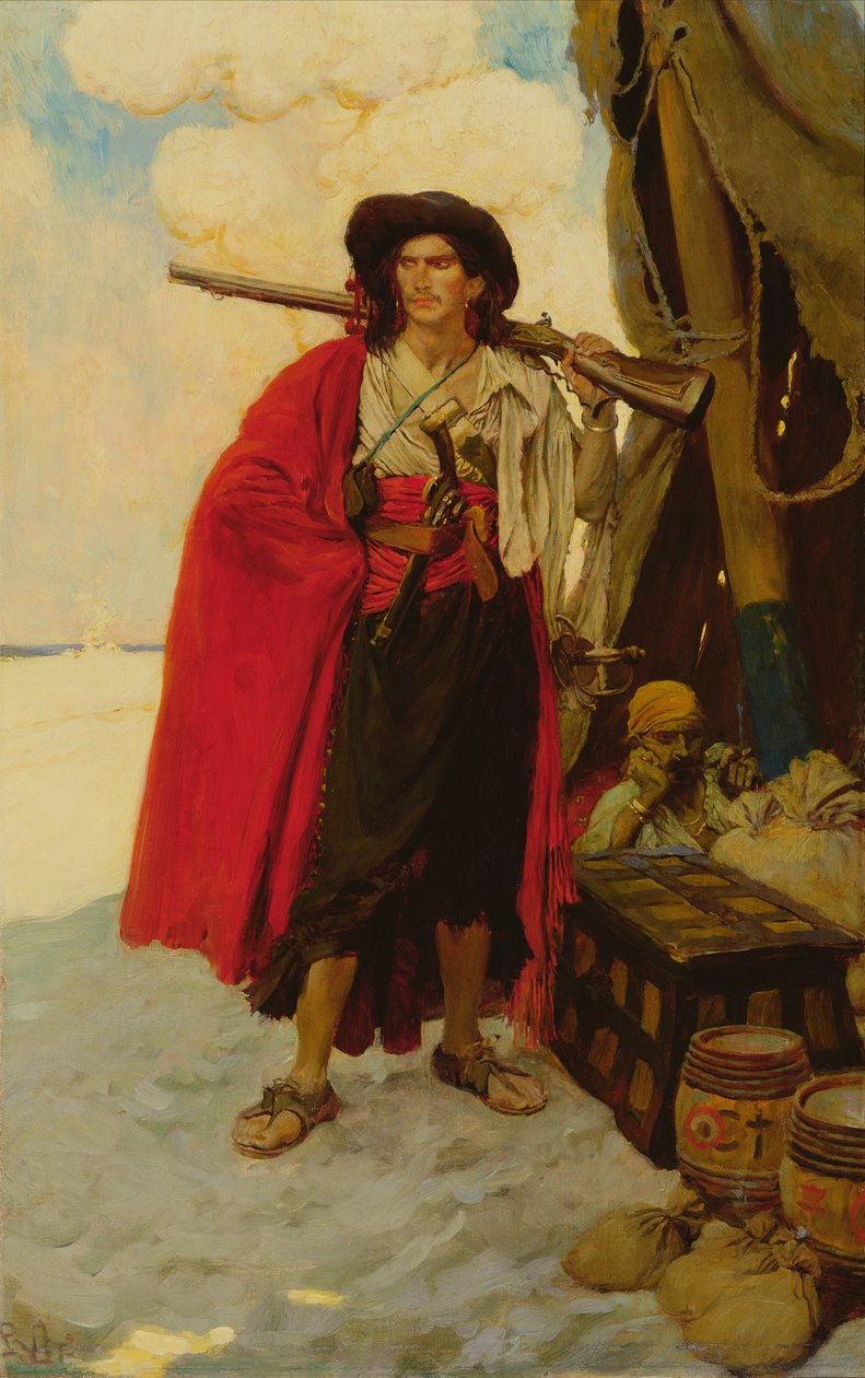 The Buccaneer Was a Picturesque Fellow, Howard Pylen teoksesta "The Fate of Treasure Town", joka julkaistiin Harper
