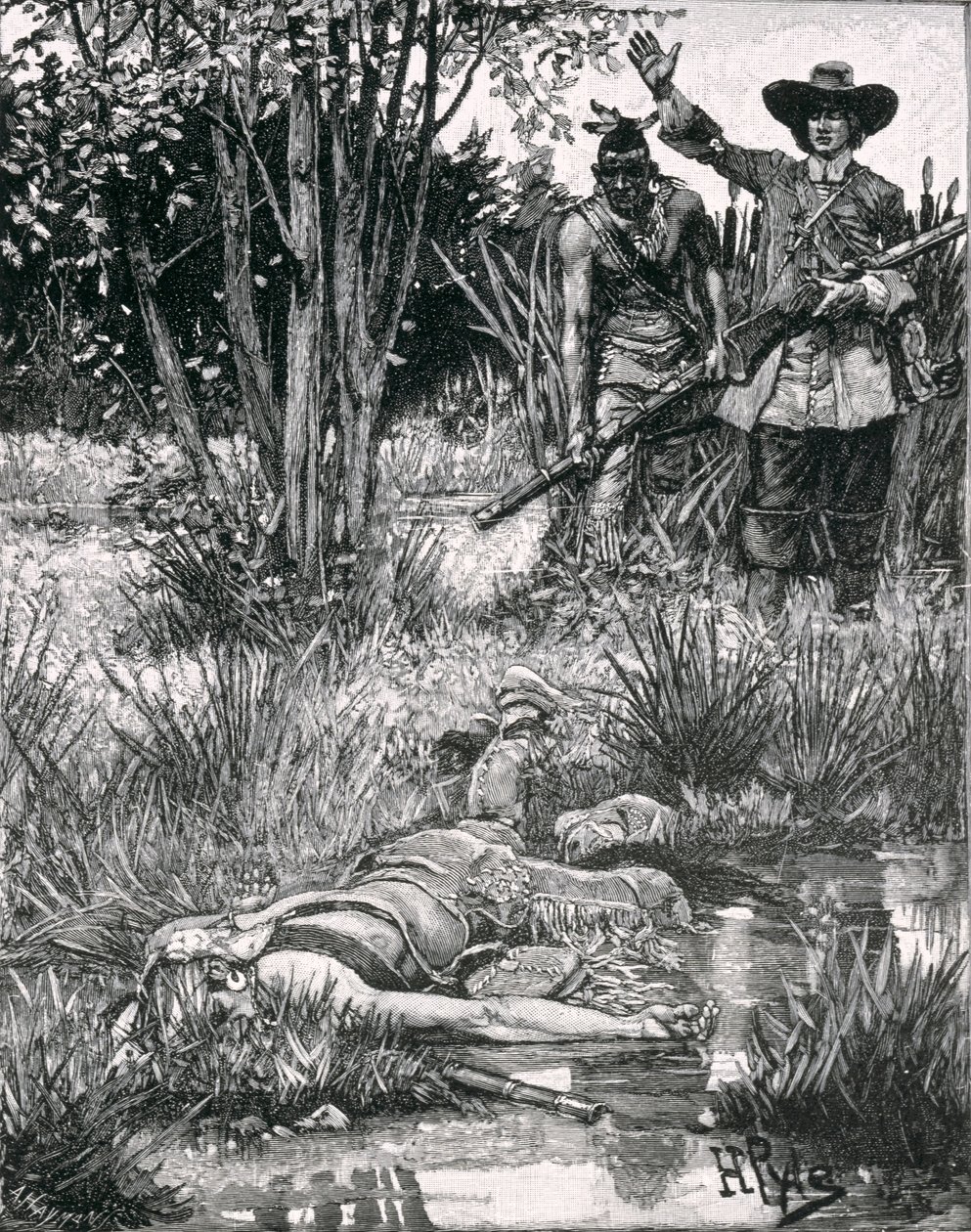Kuningas Philipin kuolema, kaiverrus A. Hayman, Harper