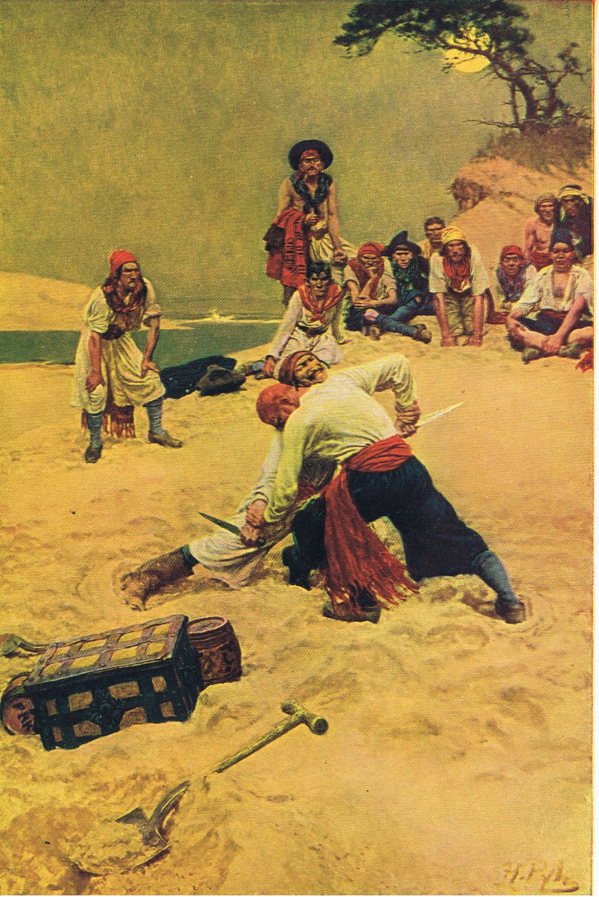 Kenestä tulee kapteeni, Harper & Brosin julkaisemasta Howard Pyles Book of Pirates -kirjasta, 1921 tekijältä Howard Pyle