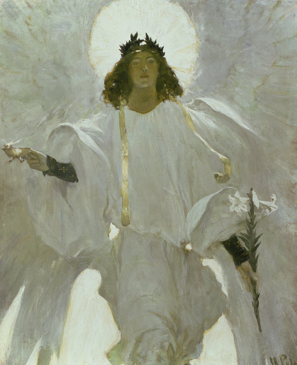 Miksi etsit eläviä kuolleiden joukosta?, 1905 tekijältä Howard Pyle