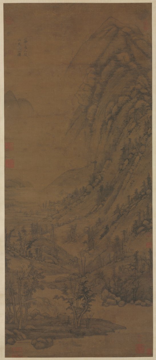 Kesävuoret Dong Yuanin jälkeen [aktiivinen mainoksesta 937-975], 1290-1354. tekijältä Huang Gongwang