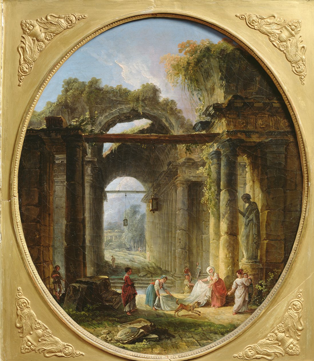Muinaiset rauniot Roomassa tekijältä Hubert Robert