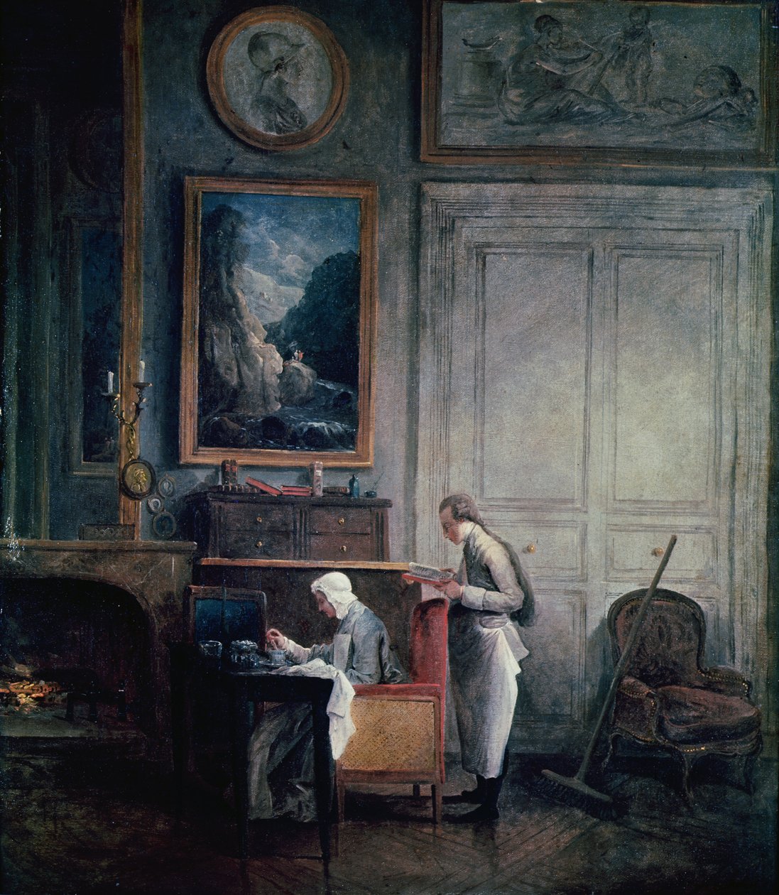 Madame Geoffrinin lounas tekijältä Hubert Robert