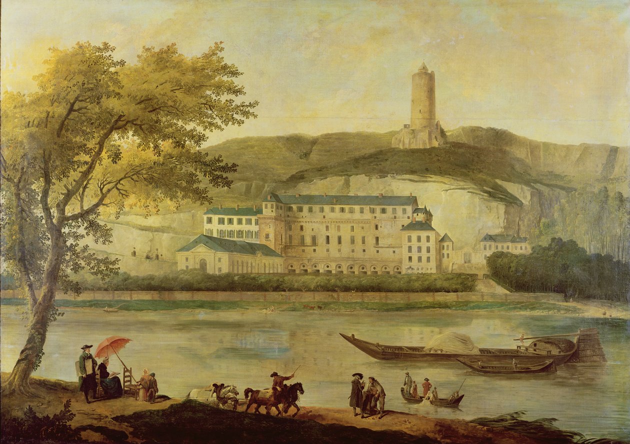 Chateau de La Roche-Guyon tekijältä Hubert Robert