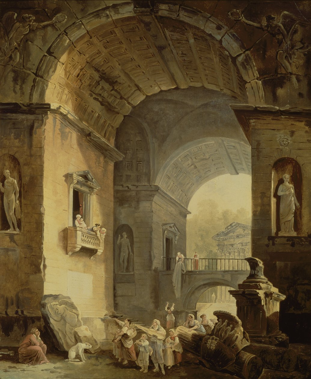 Muusikot tekijältä Hubert Robert