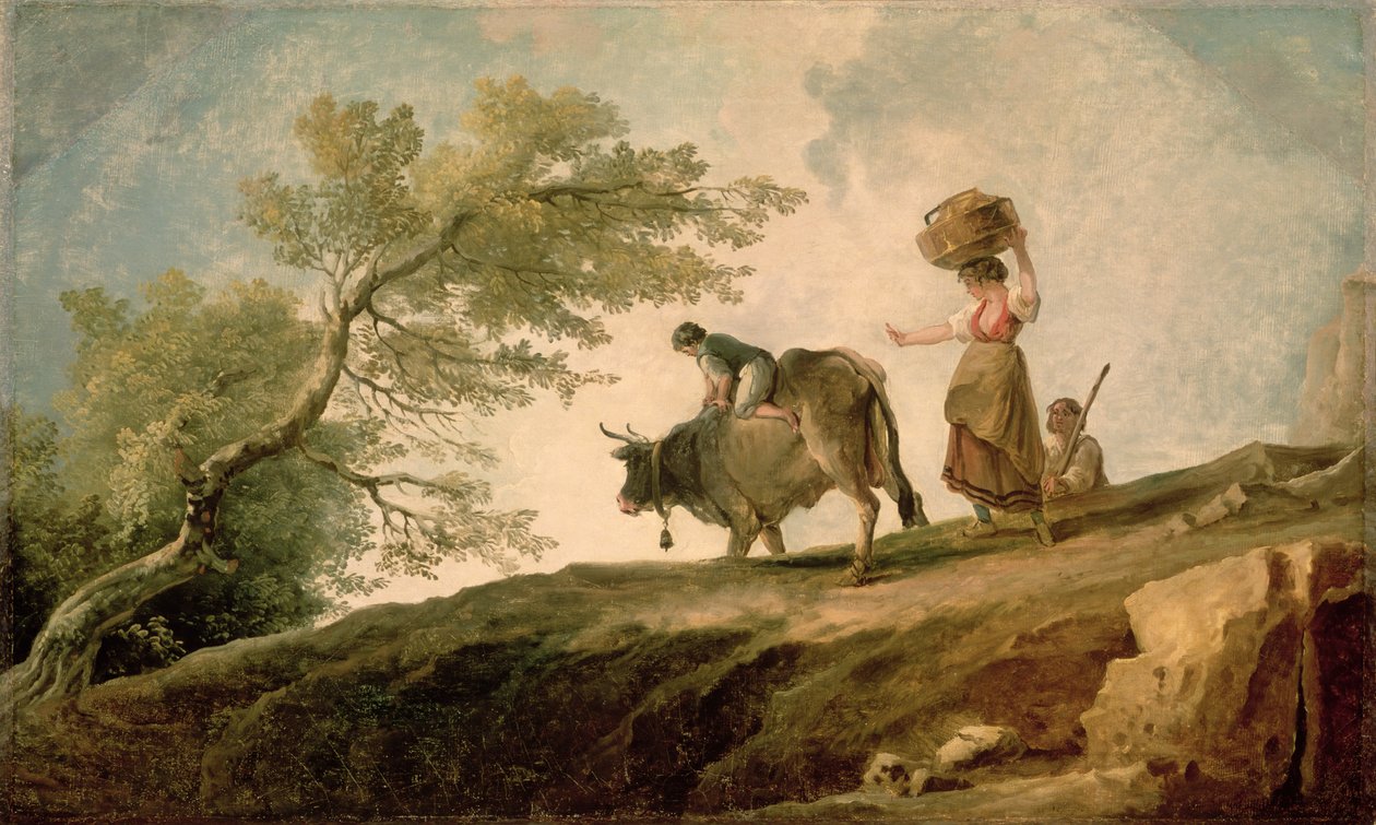 Laitumella tekijältä Hubert Robert