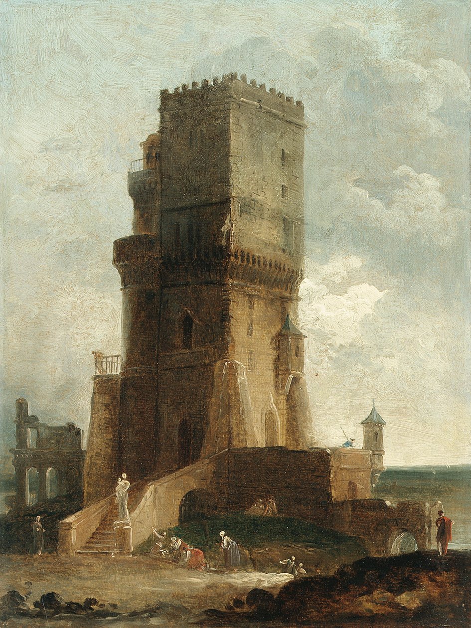 Capriccio Beneventon tornista tekijältä Hubert Robert