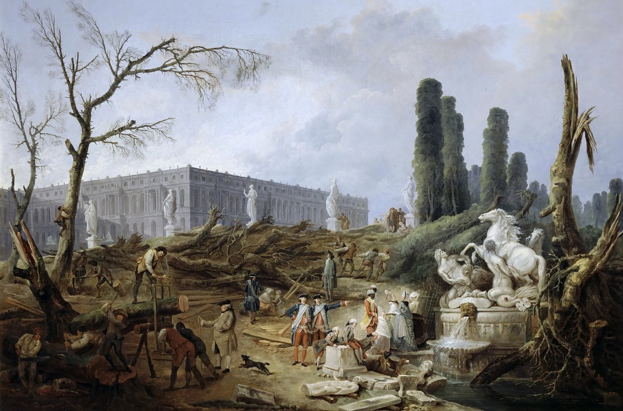 Apollon kylpylöiden Bosquet tekijältä Hubert Robert