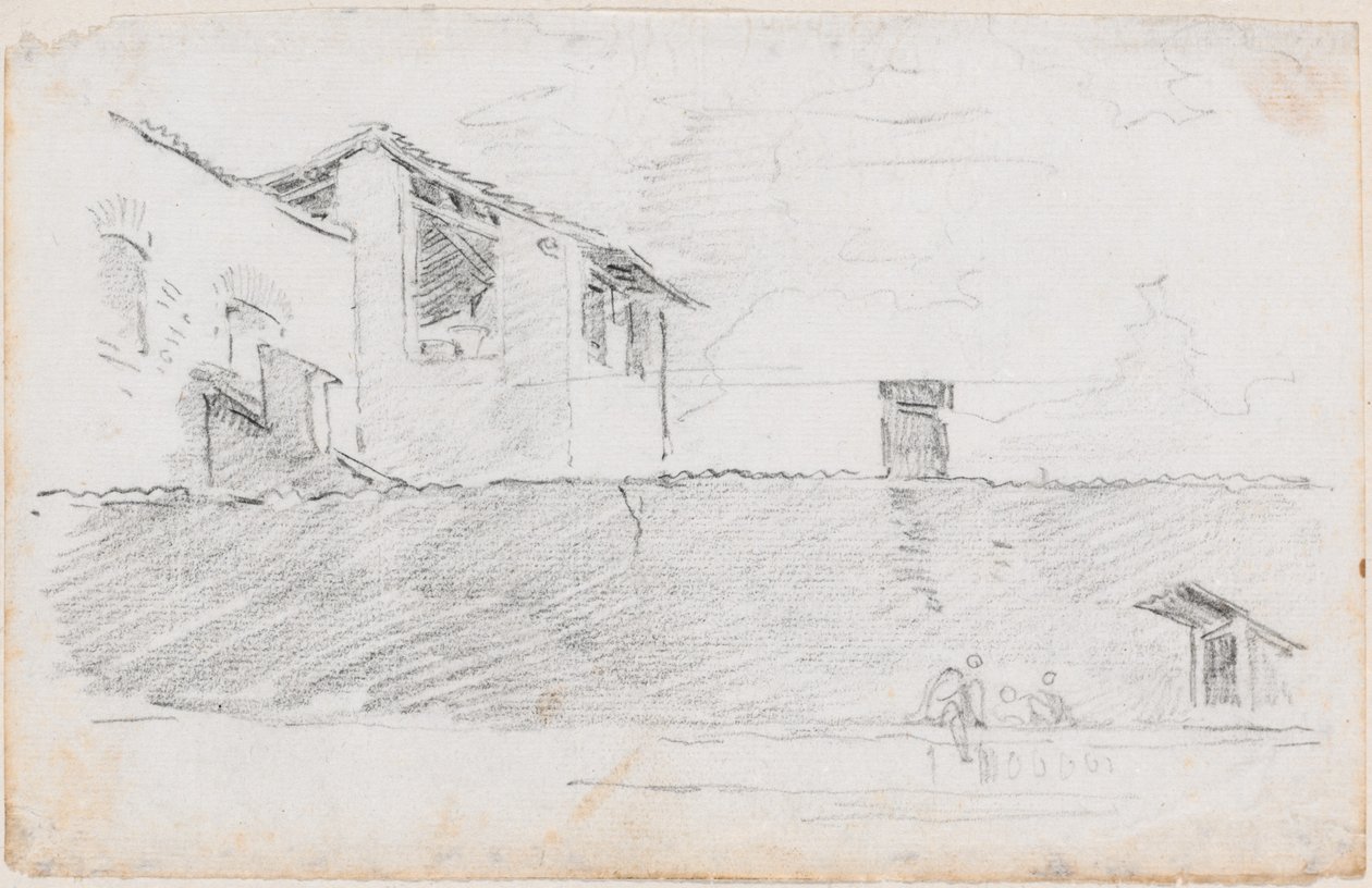 Katot seinän takana tekijältä Hubert Robert