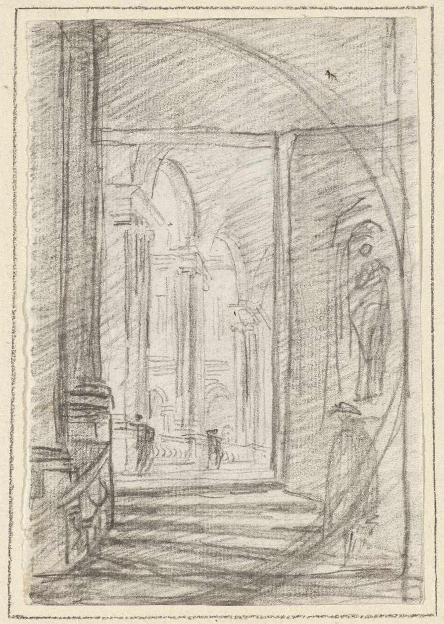 Roomalaisen palatsin sisustus tekijältä Hubert Robert