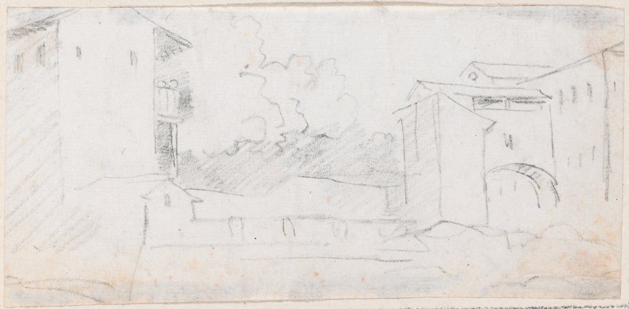 Italialainen kaupunkikuvaus tekijältä Hubert Robert