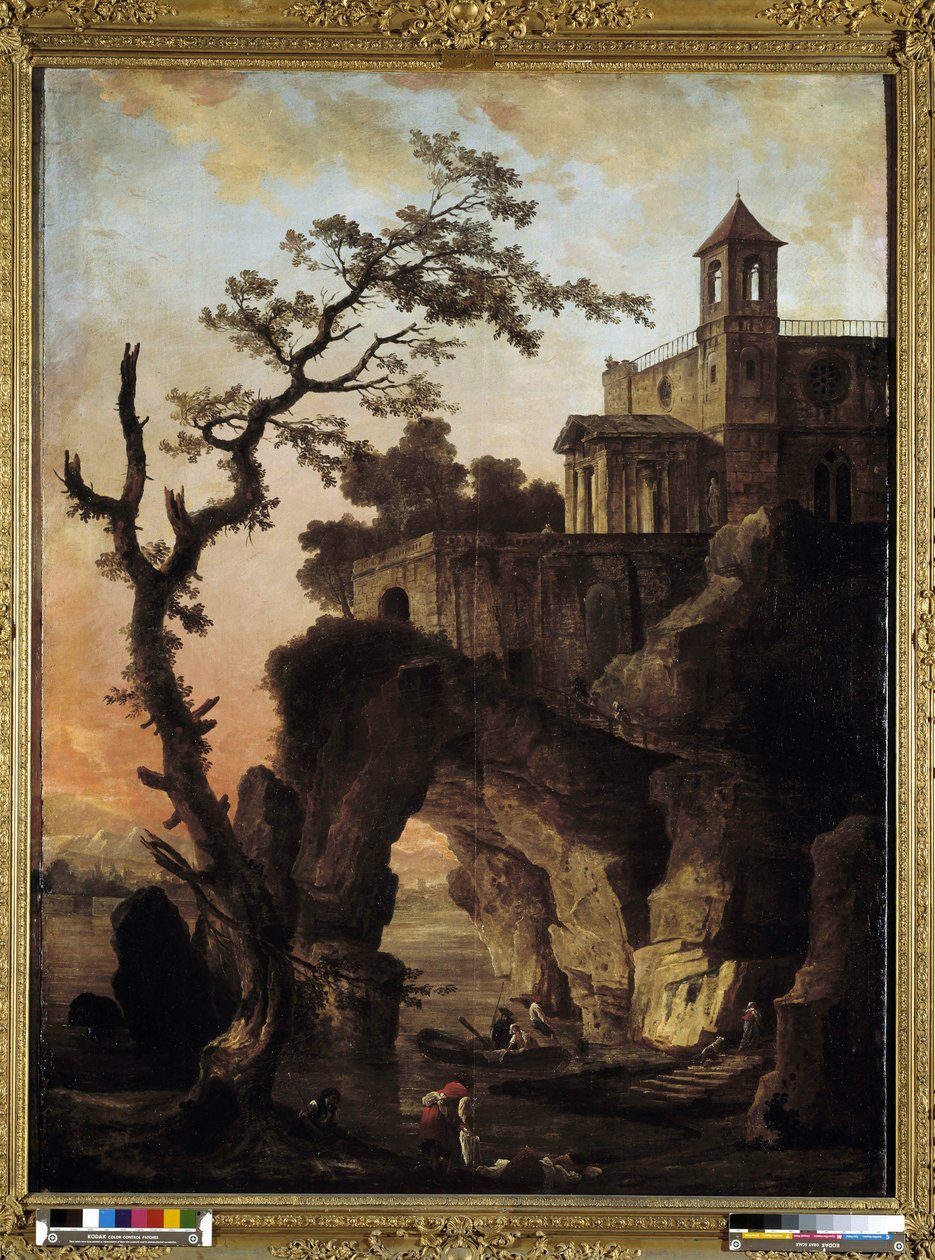 Fantasian maisema tekijältä Hubert Robert