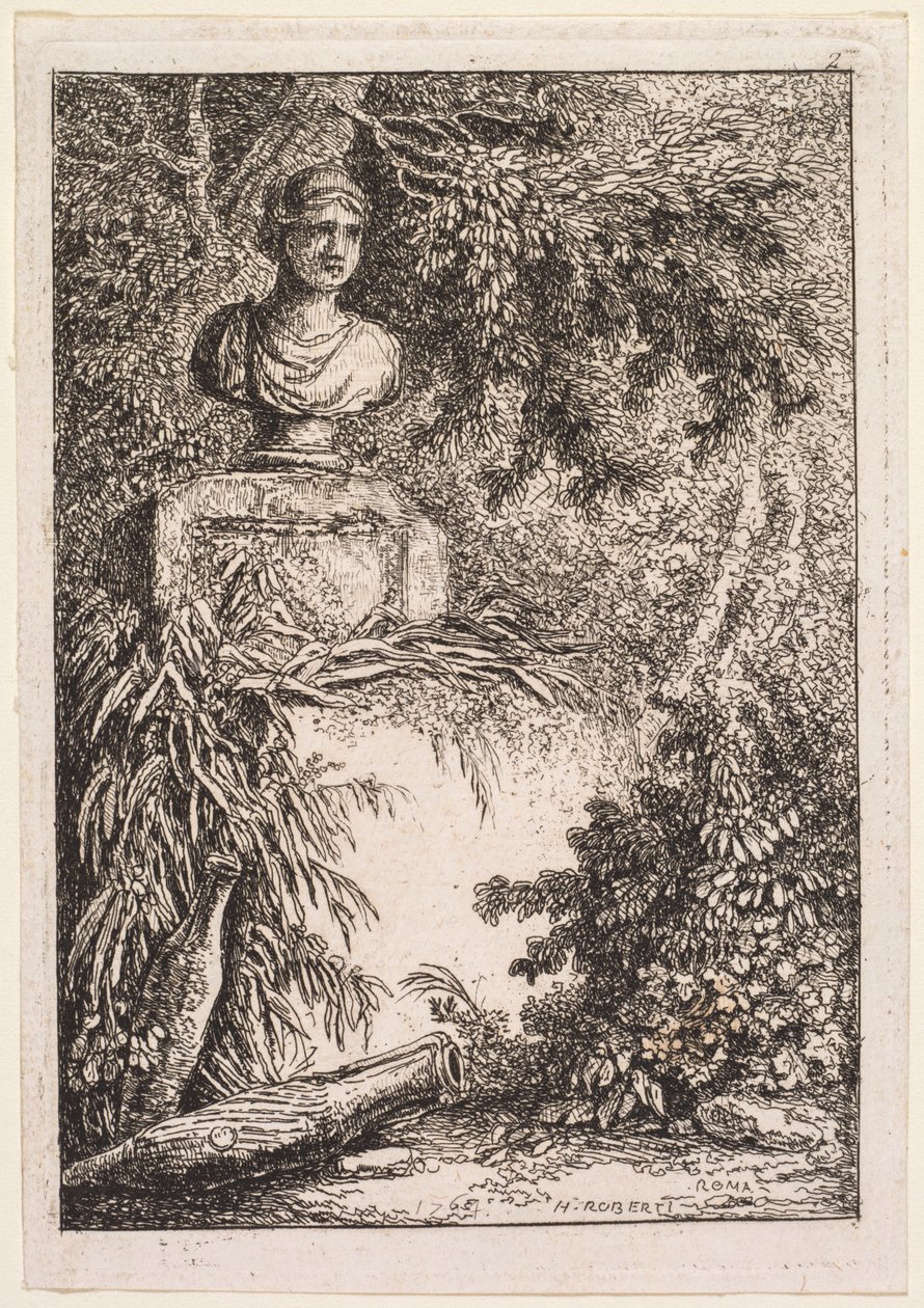 Rooman illat: Rintakuva, 1764. tekijältä Hubert Robert