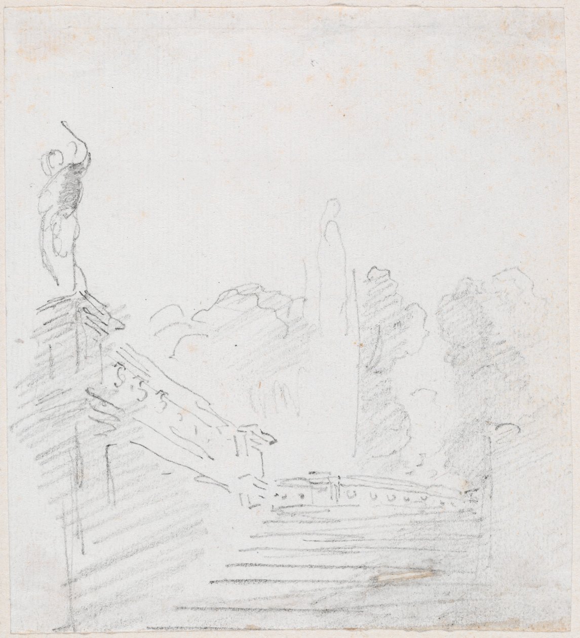 Monumentaalinen portaikko tekijältä Hubert Robert