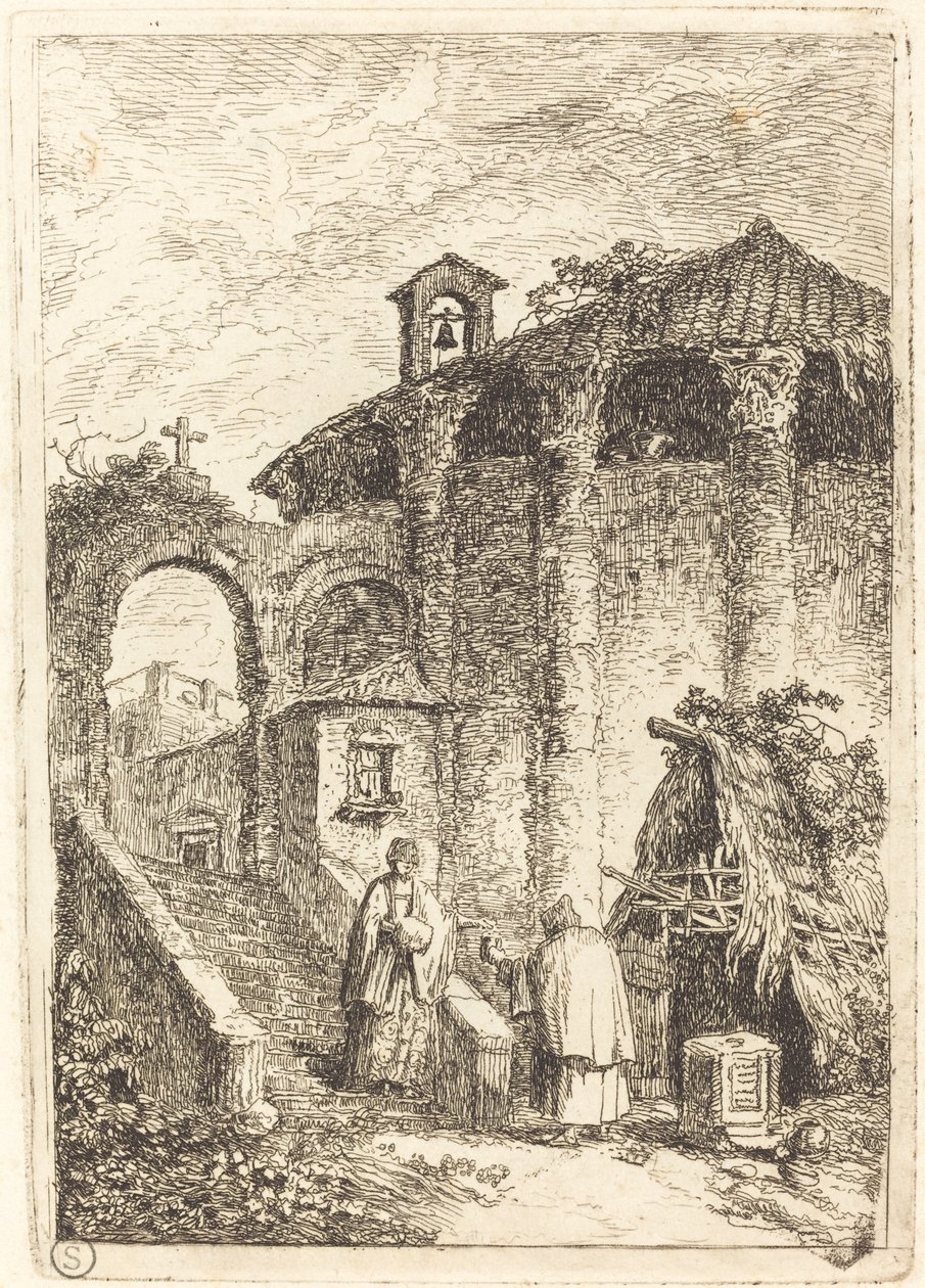 Muinainen temppeli tekijältä Hubert Robert