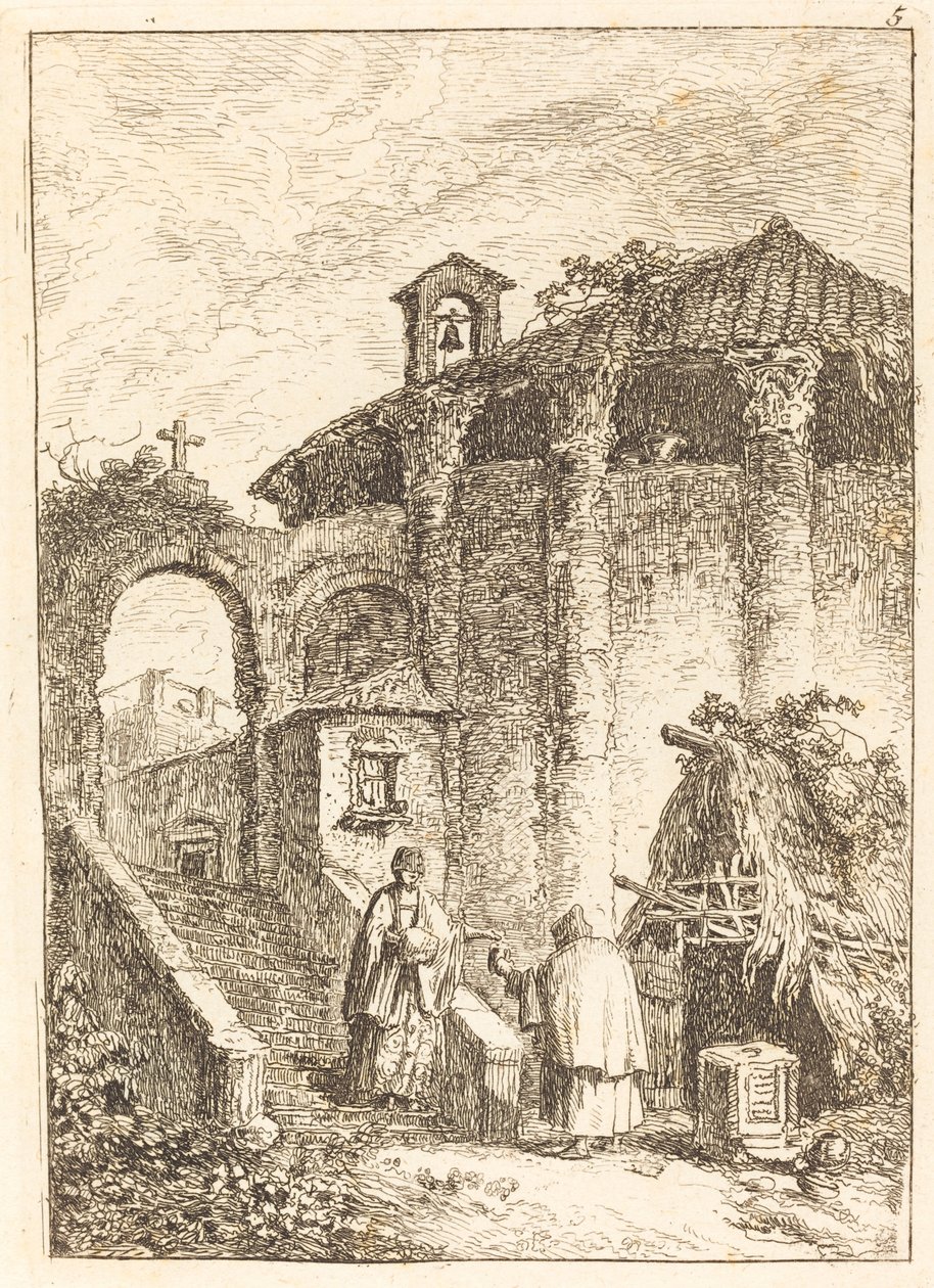 Muinainen temppeli tekijältä Hubert Robert