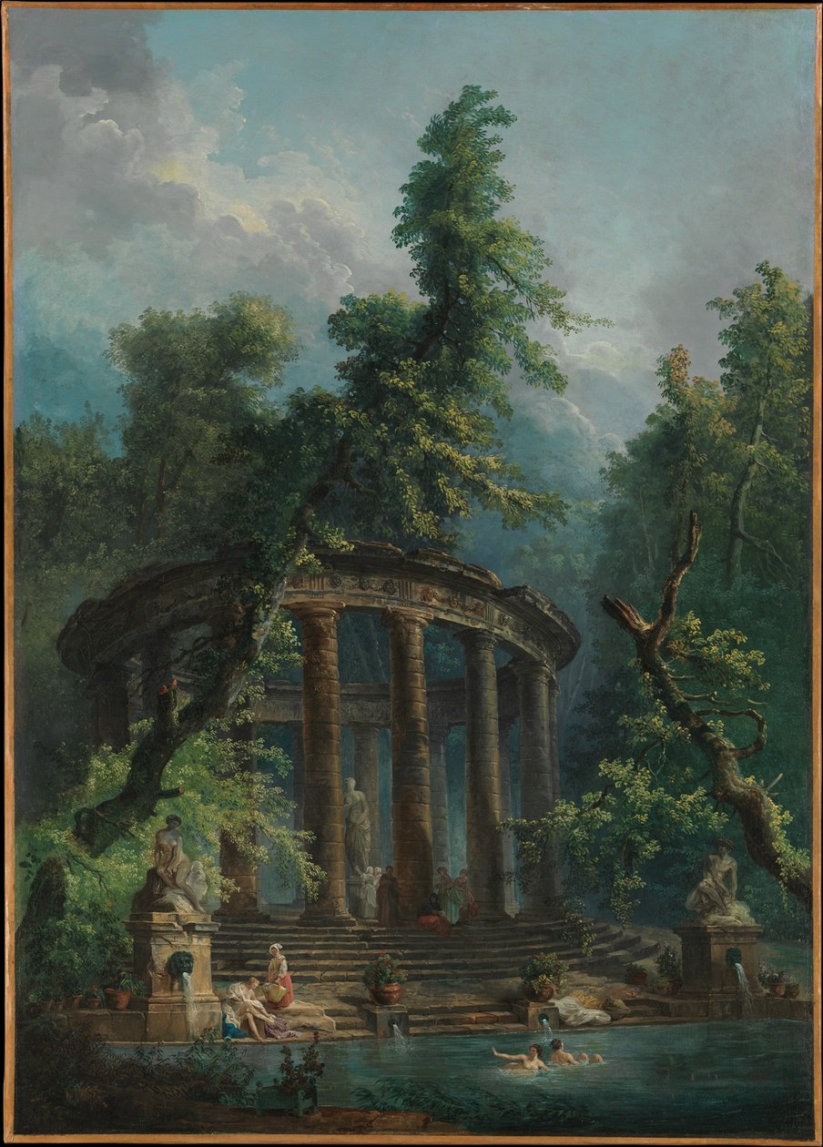 Uimalampi tekijältä Hubert Robert