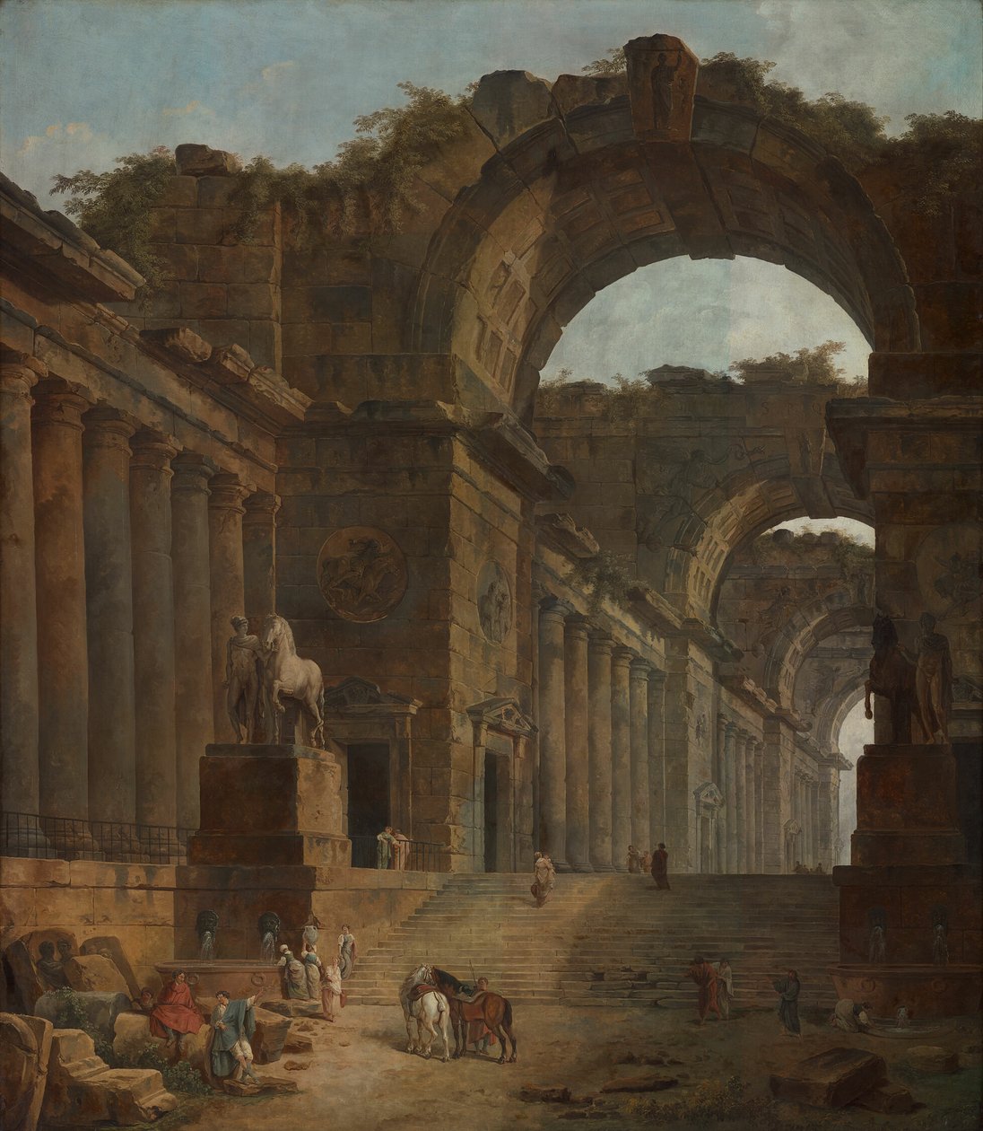 Suihkulähteet tekijältä Hubert Robert