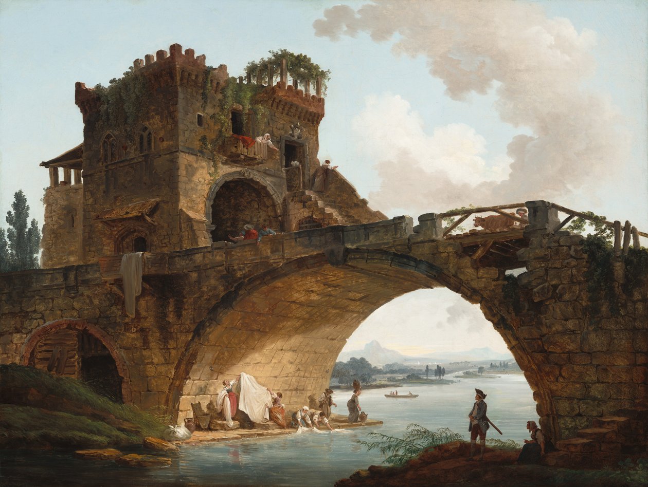 Palkkasilta tekijältä Hubert Robert