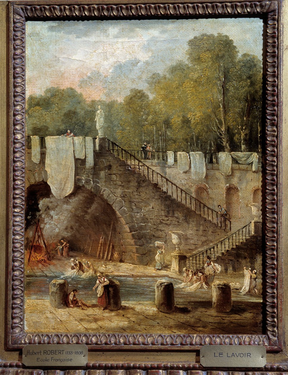 Hubert Robertin (1733-1808) Orleansin pesumaalaus. tekijältä Hubert Robert