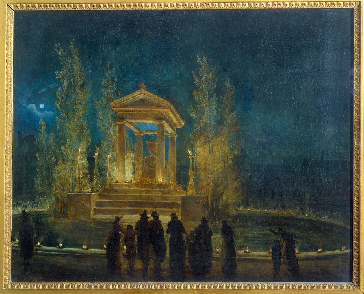 Jean Jacques Rousseaun (1712-1778) väliaikainen mausolee Tuileries