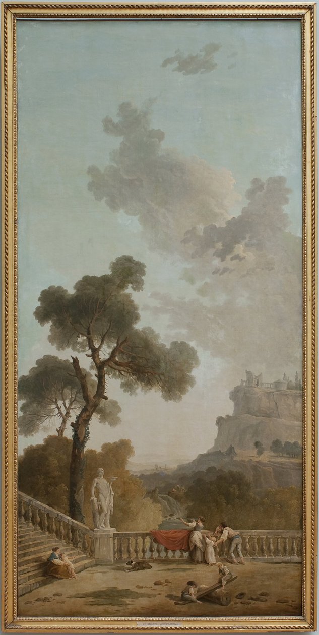 Näkymä terassilta tekijältä Hubert Robert