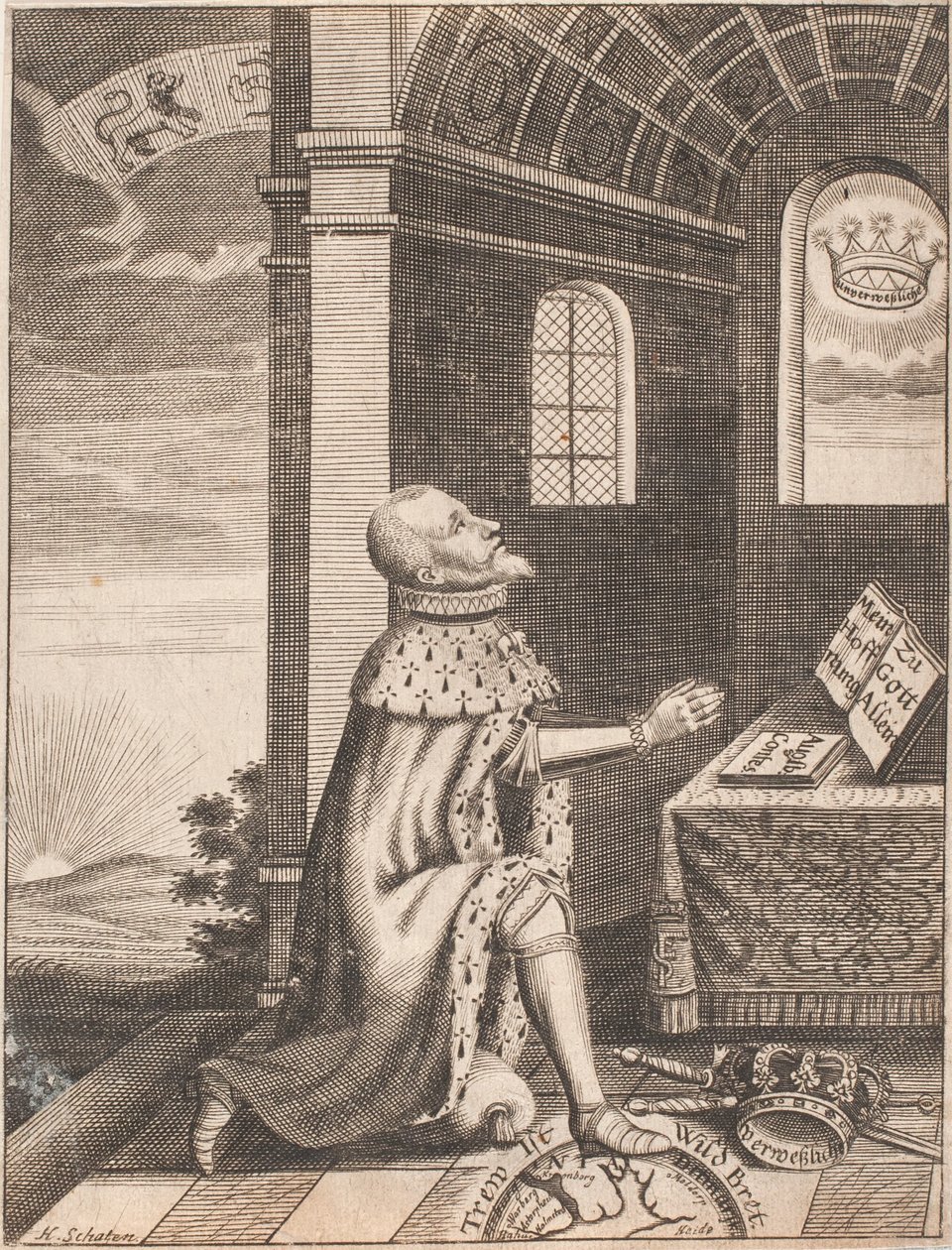Kuningas Frederik II tekijältä Hubert Schaten
