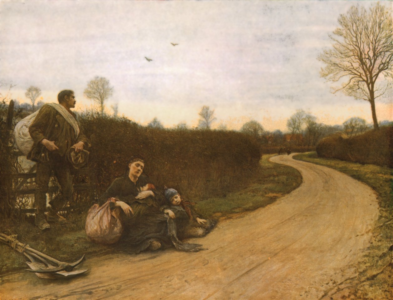 Vaikeat ajat tekijältä Hubert von Herkomer