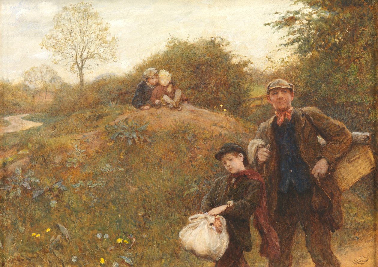 Eteenpäin, 1891 tekijältä Hubert von Herkomer