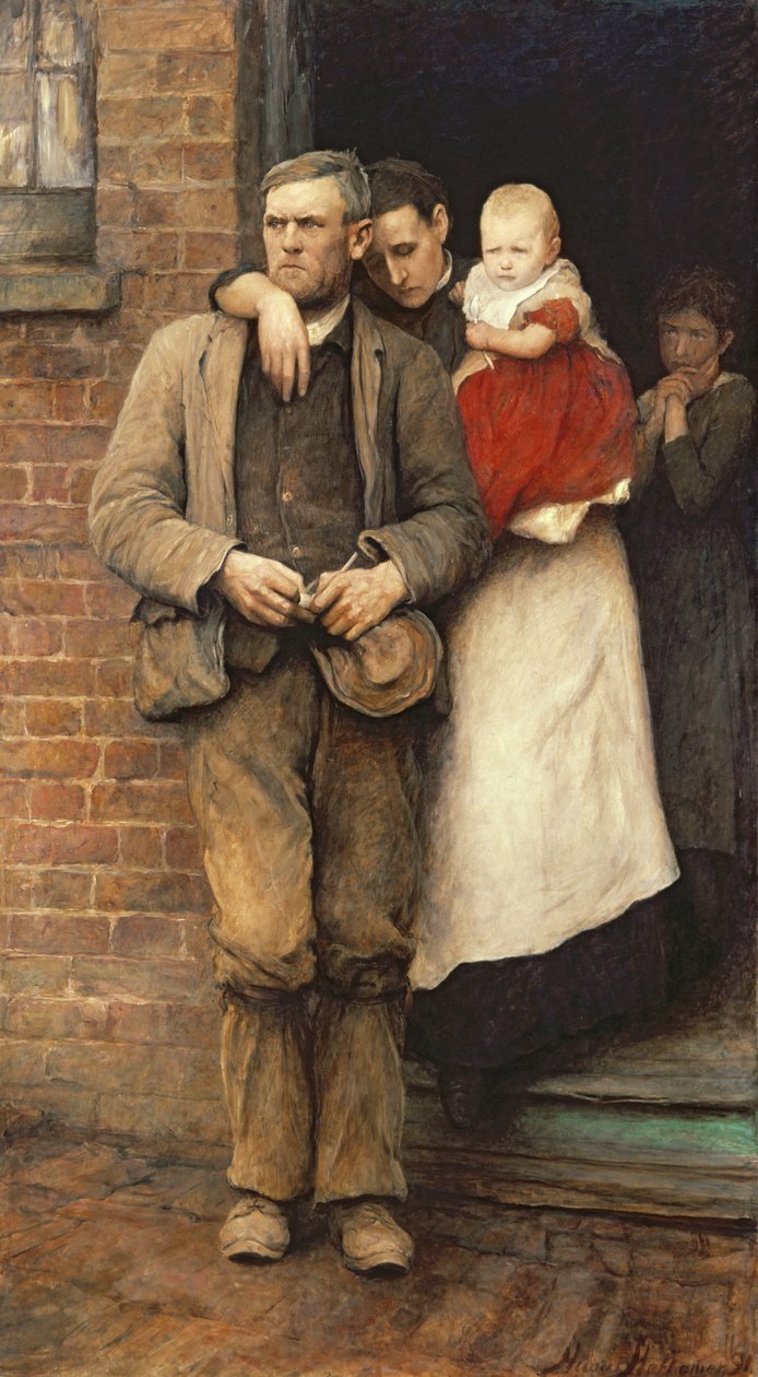 Lakossa, noin 1891 tekijältä Hubert von Herkomer