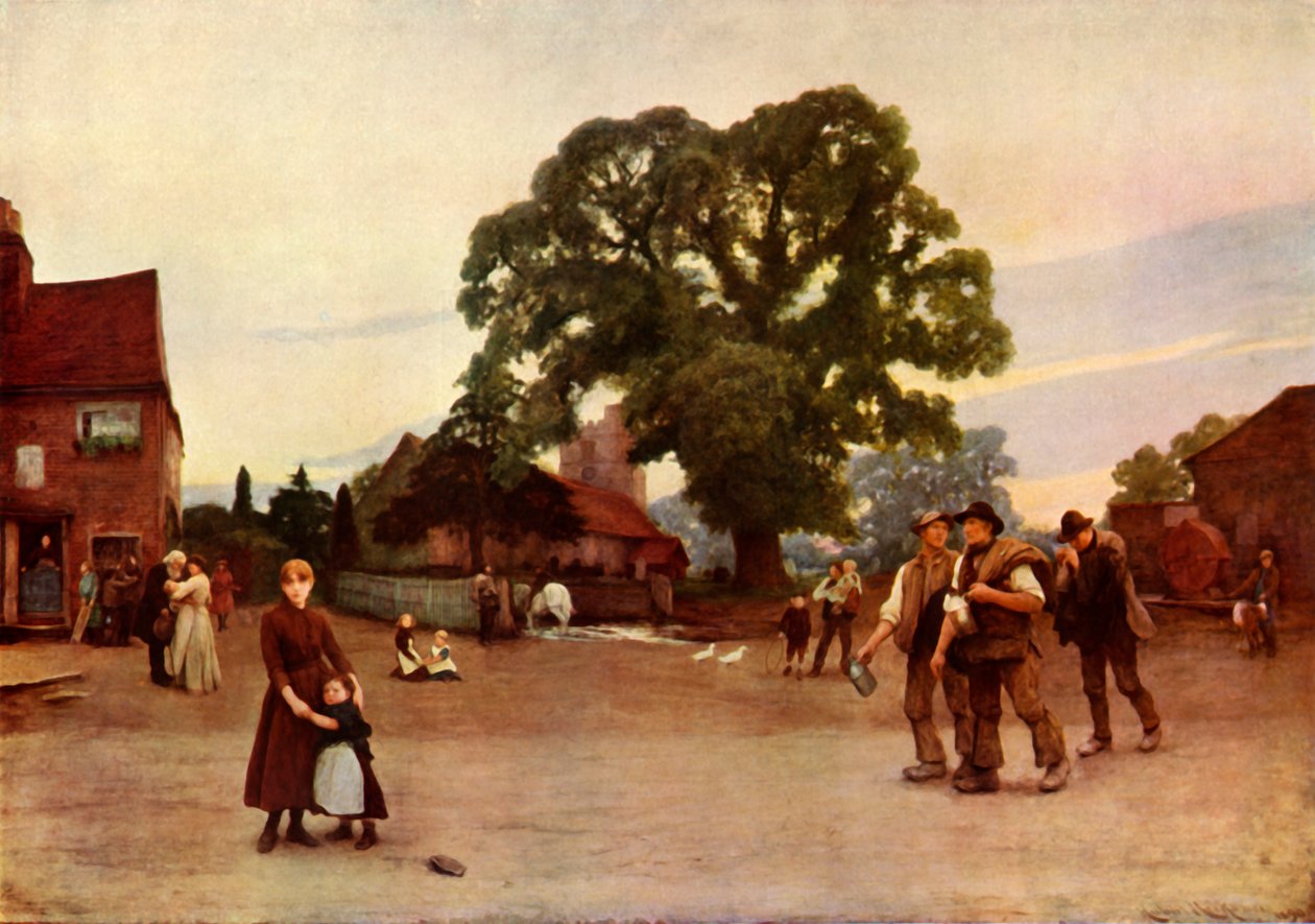 Meidän kylä, 1890, 1936. tekijältä Hubert von Herkomer