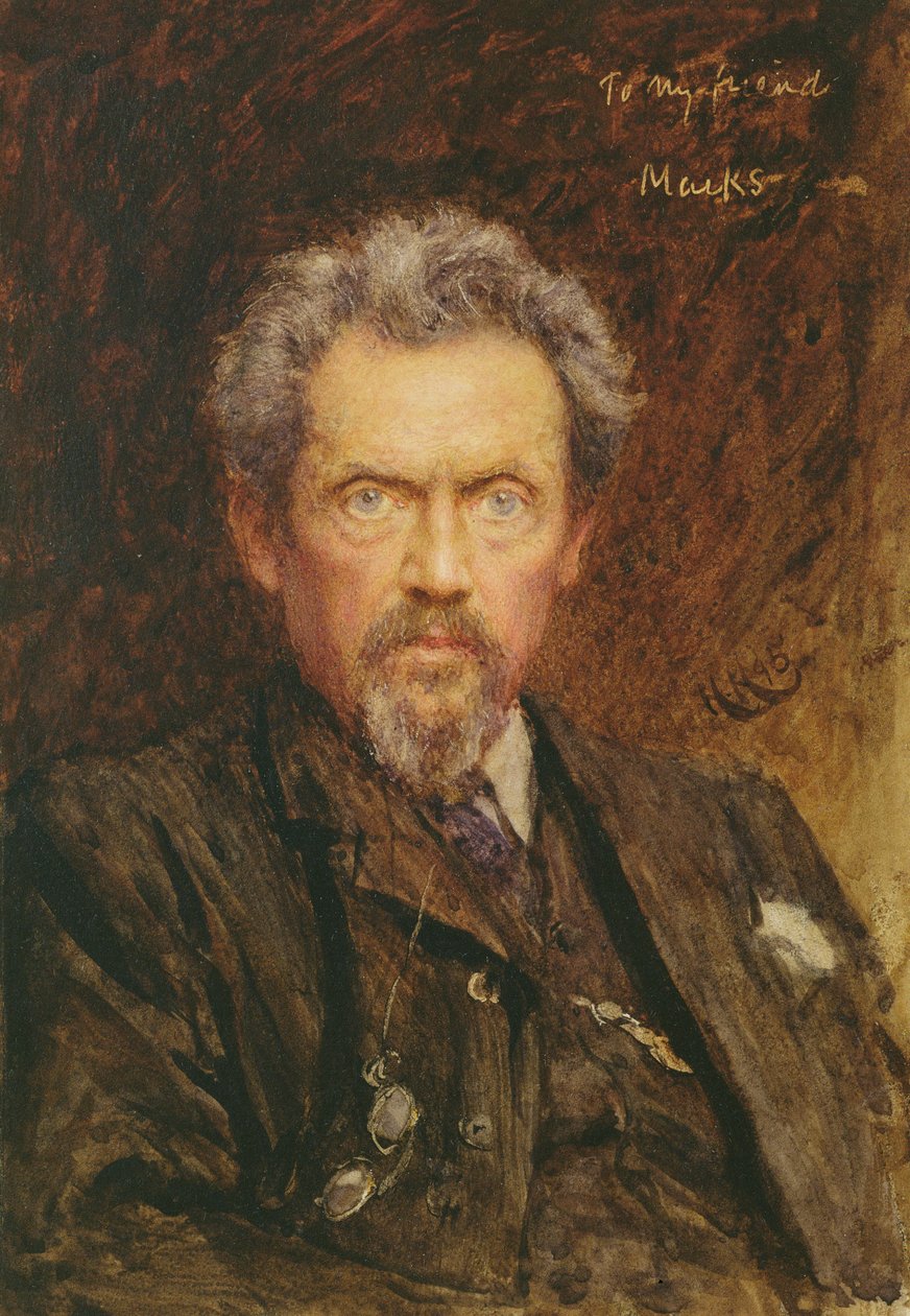 Henry Stacy Marksin (1829-98) muotokuva 1890 tekijältä Hubert von Herkomer