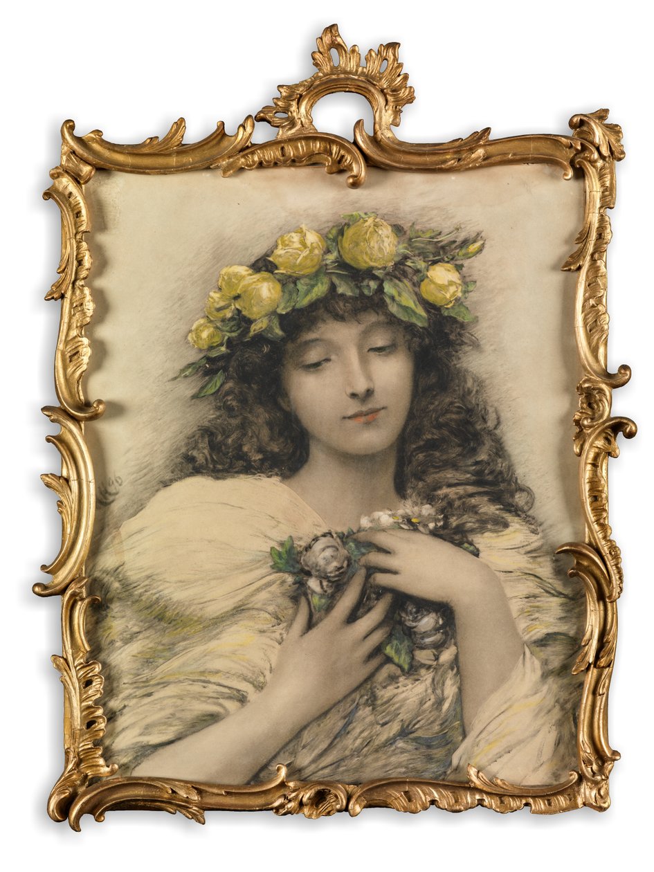 Ruusut (syväpaino) tekijältä Hubert von Herkomer