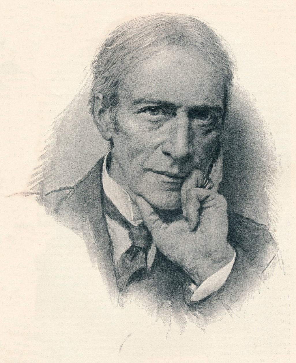 Omakuva, c1900 tekijältä Hubert von Herkomer