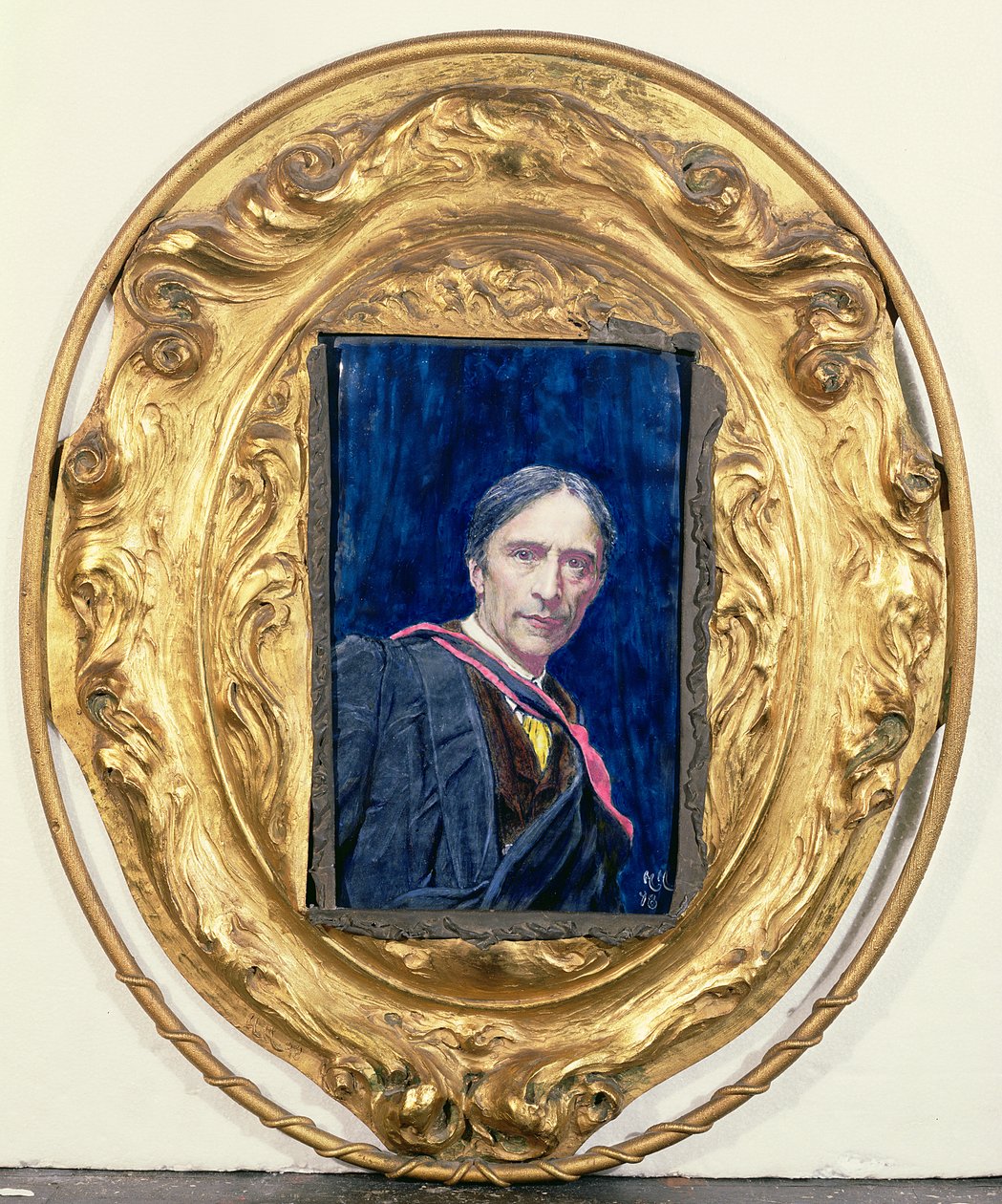 Taiteilijan omakuva, 1878 (öljy) tekijältä Hubert von Herkomer