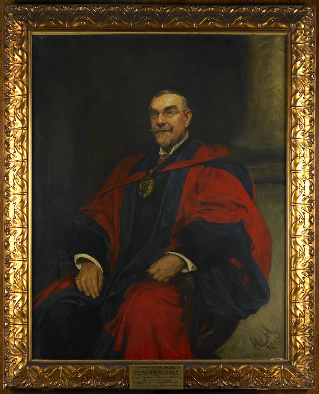 Sir Albert Rollit tekijältä Hubert von Herkomer
