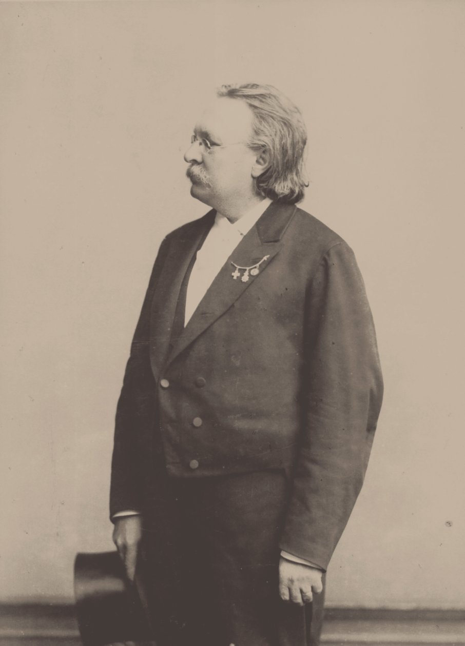 Urkuri ja säveltäjä Edmund Kretschmerin muotokuva 1830-1908. tekijältä Höffert
