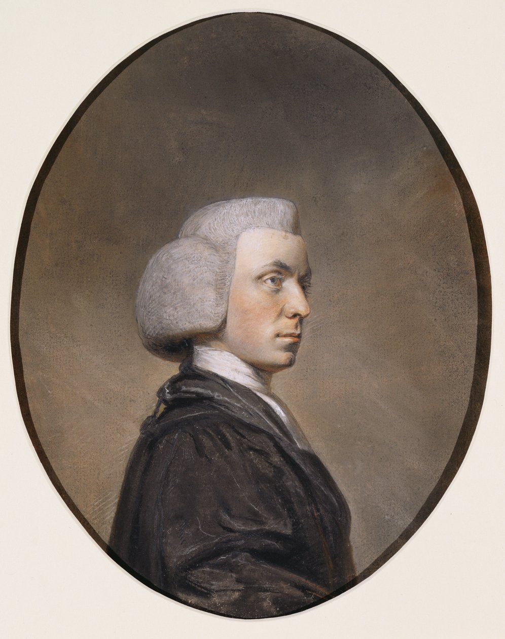 Revd. Philip Wodehouse, 1790-luku (pastelli, liitu ja grafiitti paperille) tekijältä Hugh Douglas Hamilton