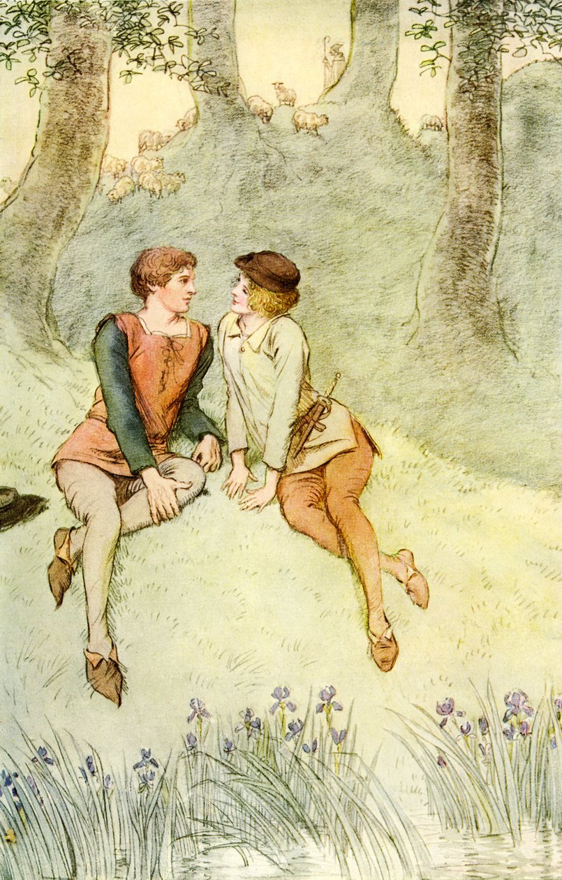 William Shakespearen kirjoittama As you Like It (Kuten haluatte) tekijältä Hugh Thomson