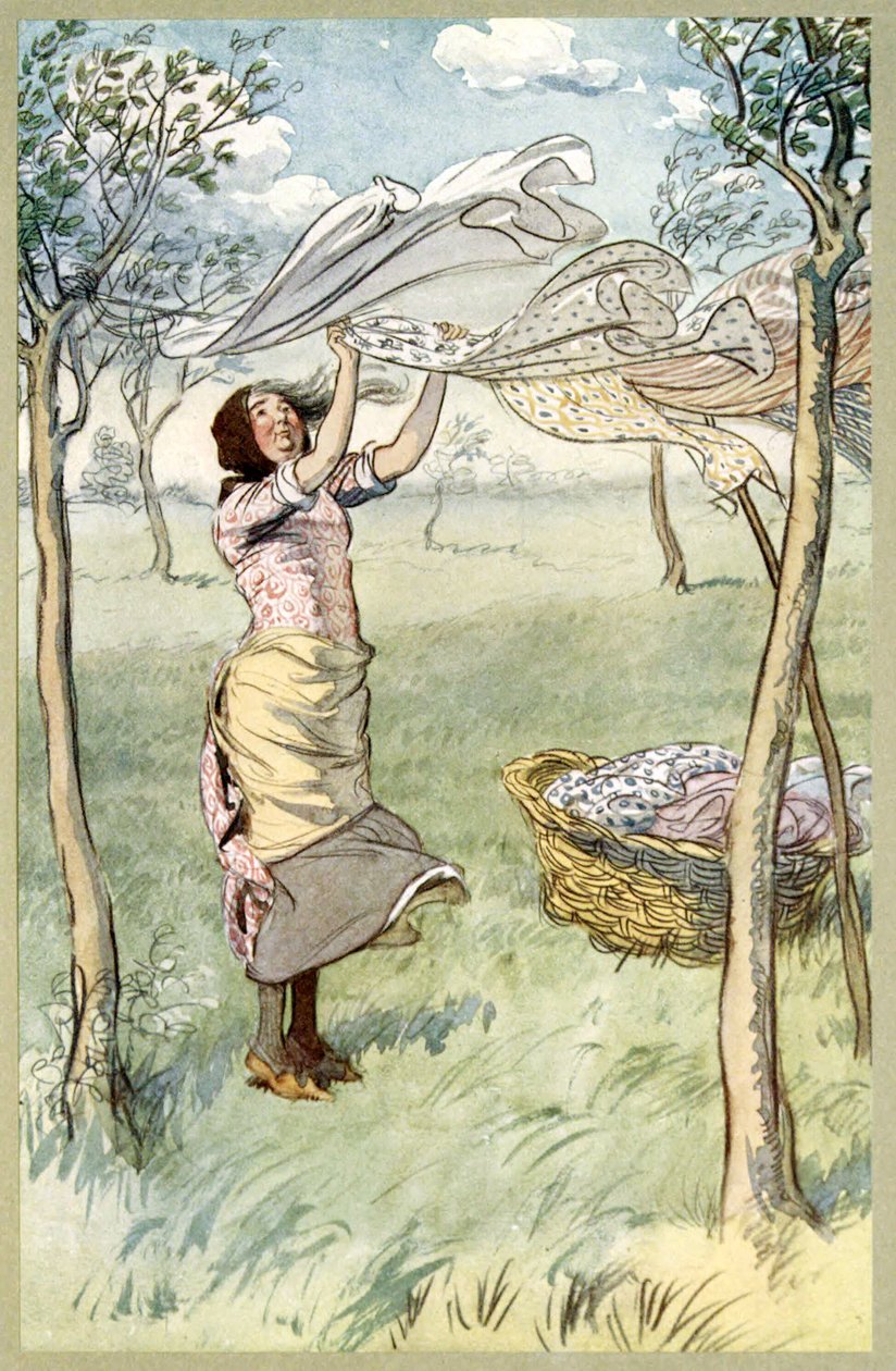 Pesen, vääntelen.. Ja teen kaiken itse, The Merry Wives of Windsorin pubista. 1910 tekijältä Hugh Thomson