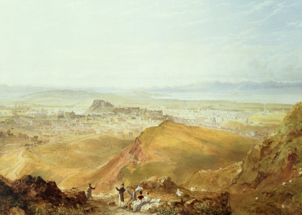 Näkymä Edinburghiin Arthur