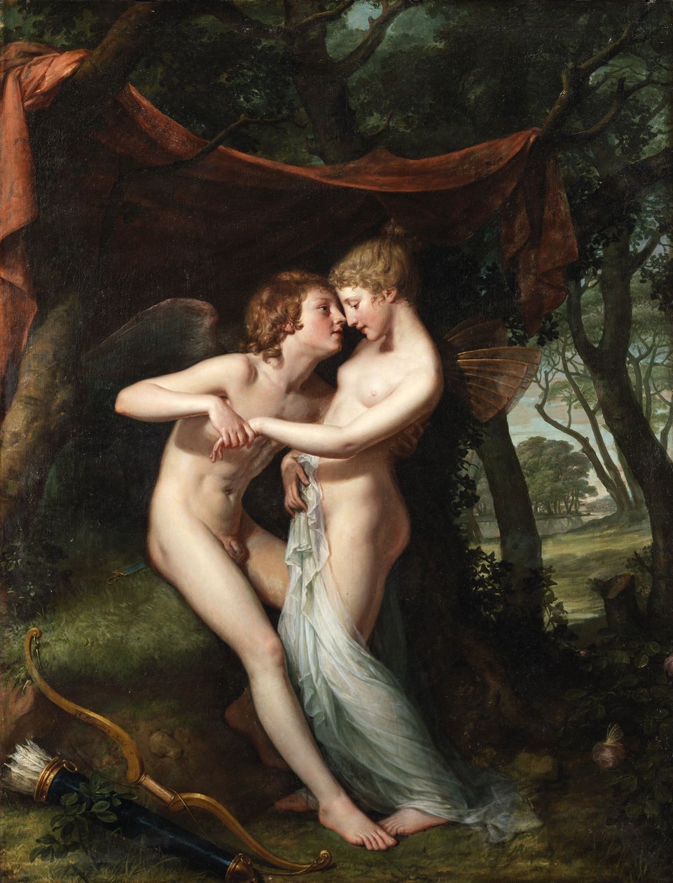 Italian kieli: Amor ja Psyche häälehdessä Amor ja Psyche häälehdessä tekijältä Hugh Douglas Hamilton