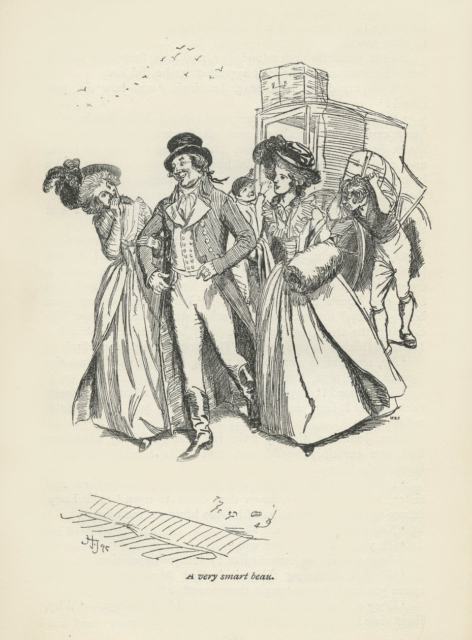 Erittäin älykäs kaunotar, 1896 tekijältä Hugh Thomson