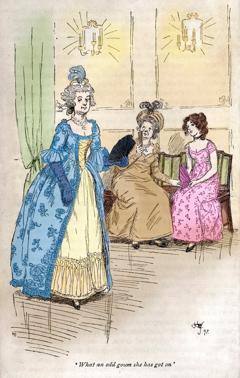 Jane Austen Northanger Abbey tekijältä Hugh Thomson