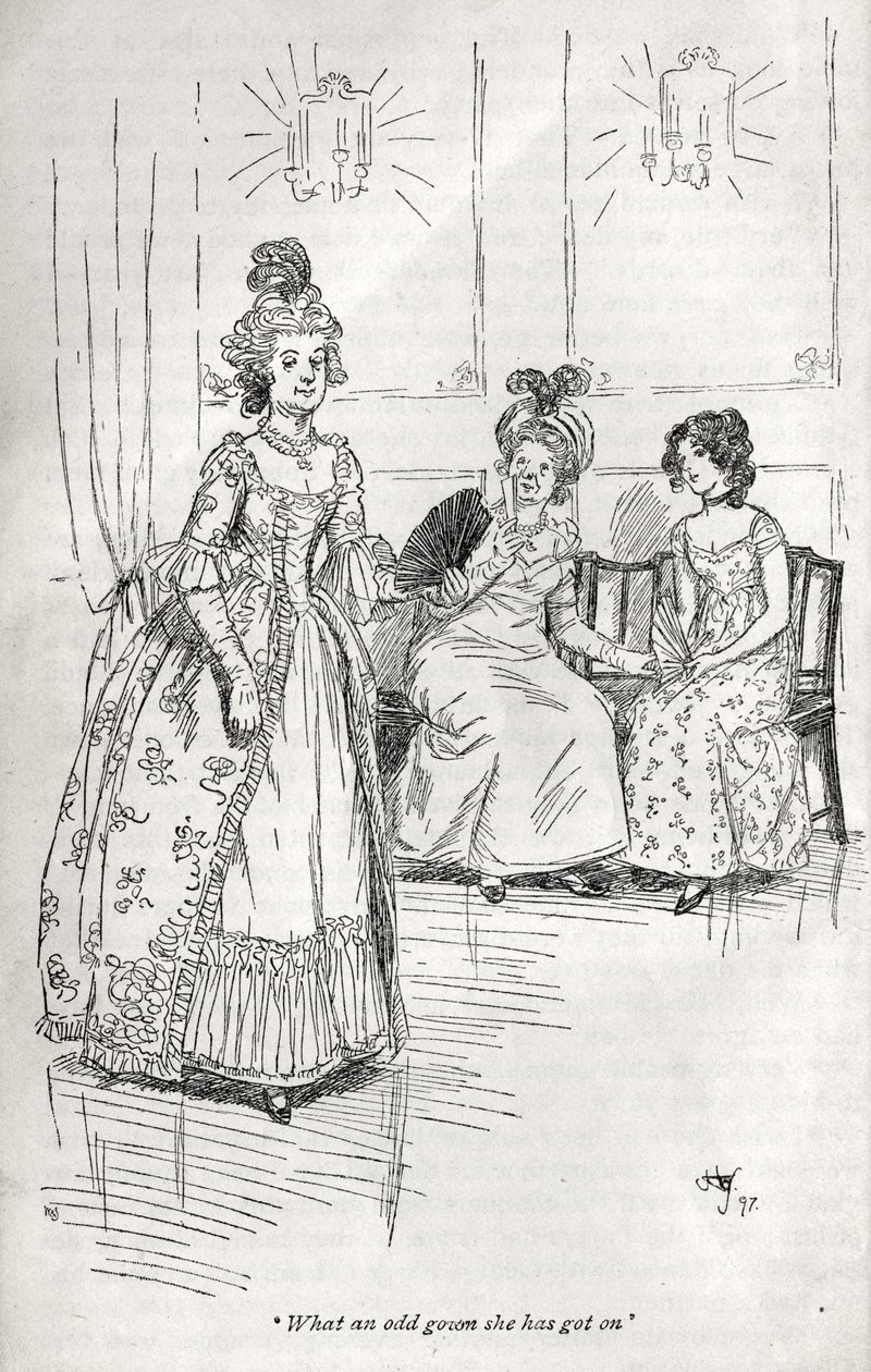 Jane Austenin romaani Northanger Abbey - tekijältä Hugh Thomson