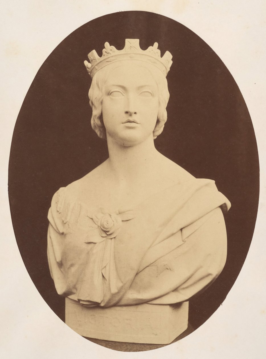 Kopio Hänen Majesteettinsa kuningatar Victorian rintakuvasta, kirjoittanut Joseph Durham, Esq. F.S.A., 1857. tekijältä Hugh Welch Diamond