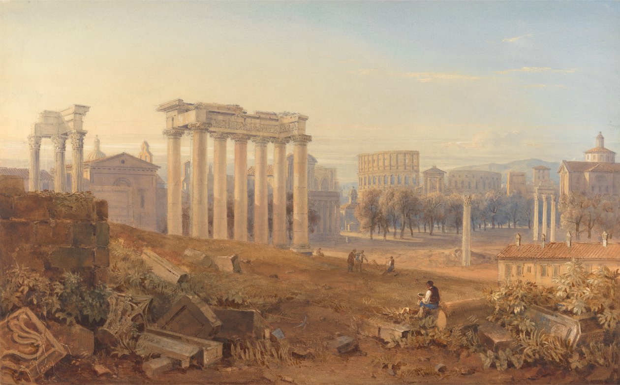 Näkymä Rooman foorumille tekijältä Hugh William Grecian Williams