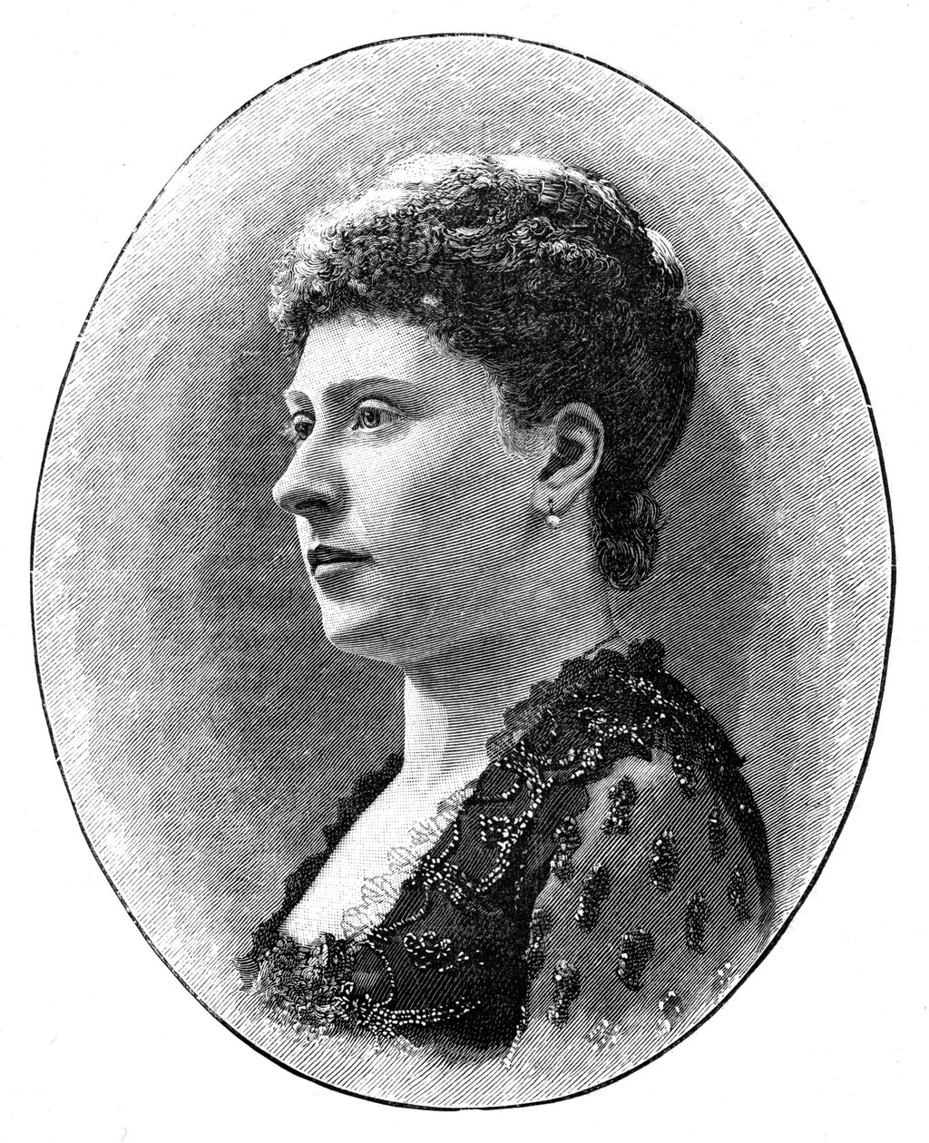 Prinsessa Beatrice, kuningatar Victorian nuorin tytär, 1900. tekijältä Hughes and Mullins