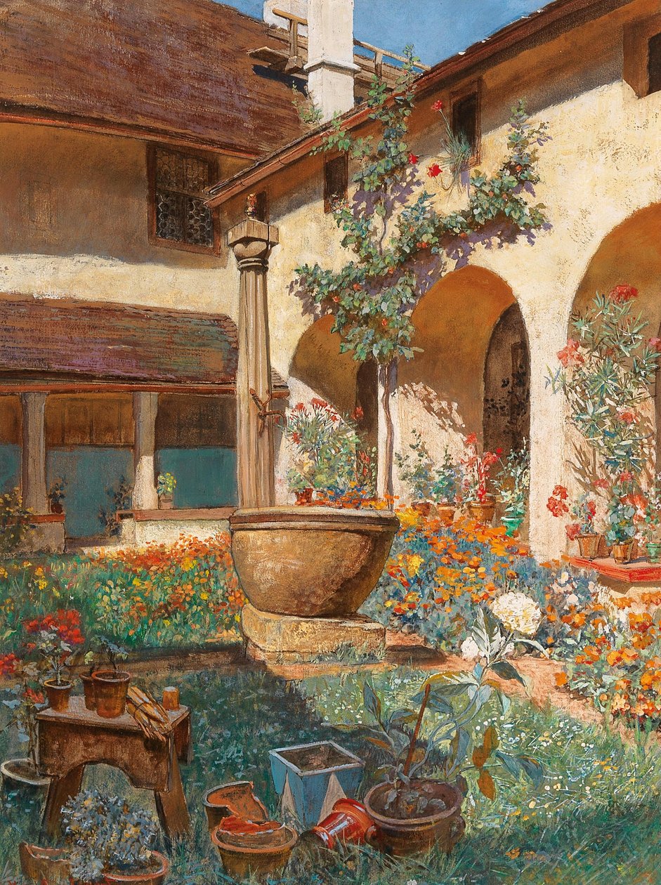 Garten in der Wachau Englanti: Puutarha Wachaussa tekijältä Hugo Charlemont