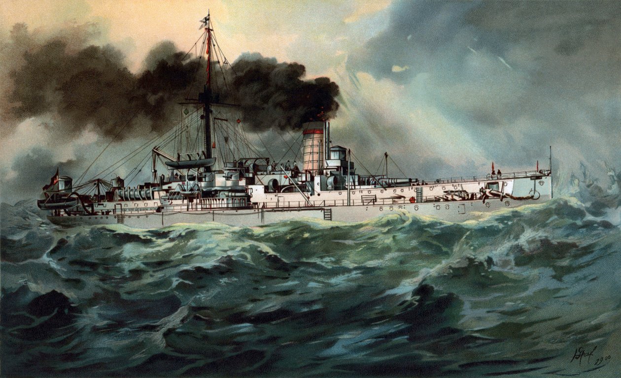 S.M. Linienschiff Baden tekijältä Hugo Graf